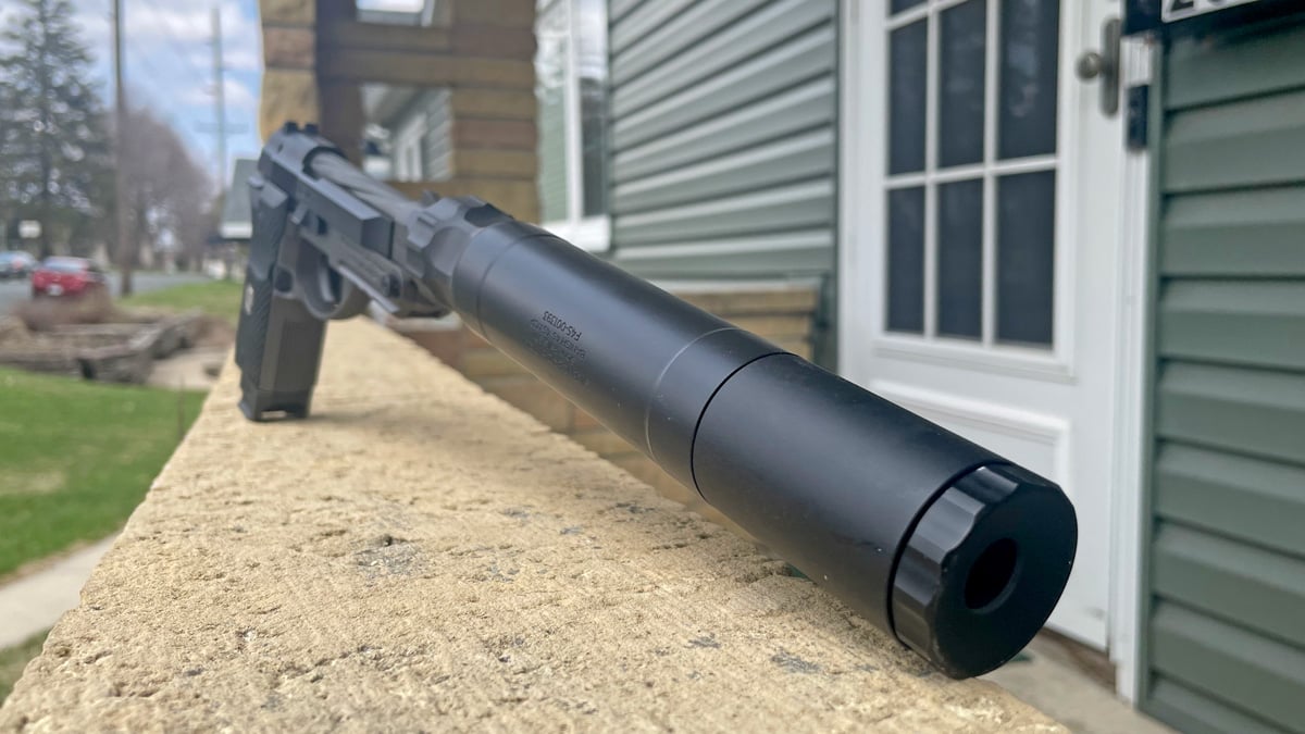 Banish 45 suppressor on Girsan MC 14T X