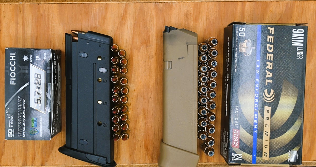 FN 20 round mag compared to Glock 20 round mag