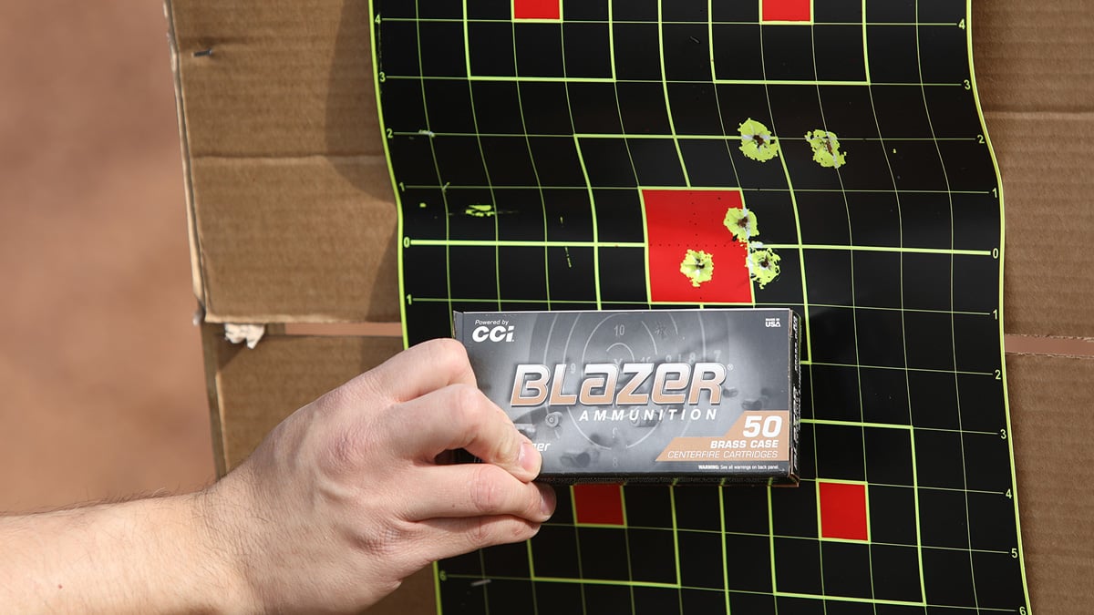 target with 9mm ammo