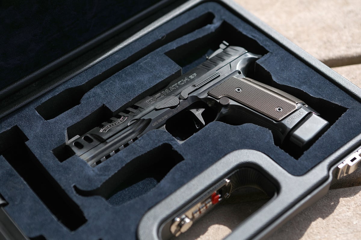 Walther Q5 Match SF Black Diamond in case