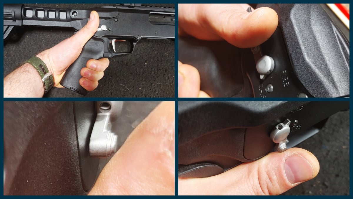 Mossberg 590R and 590RM Rotary Safety