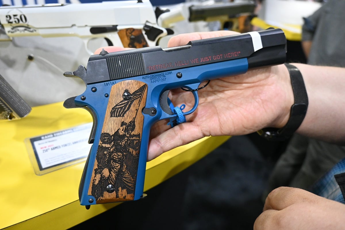 The Marine variant (1911BKOC17) Auto Ordnance 250th anniversary edition