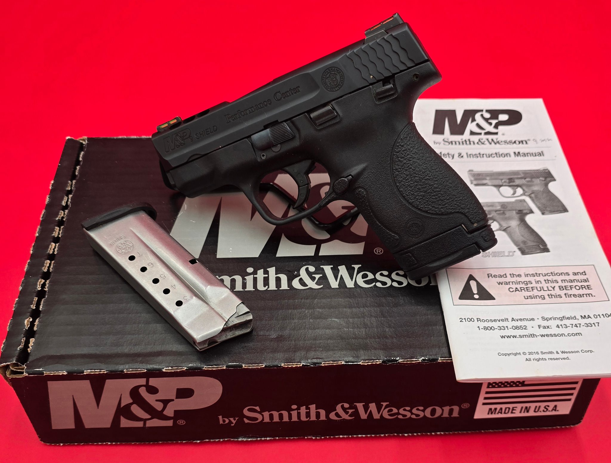 Smith & Wesson M&p9 Shield Pc Ported - For Sale, Used - Excellent