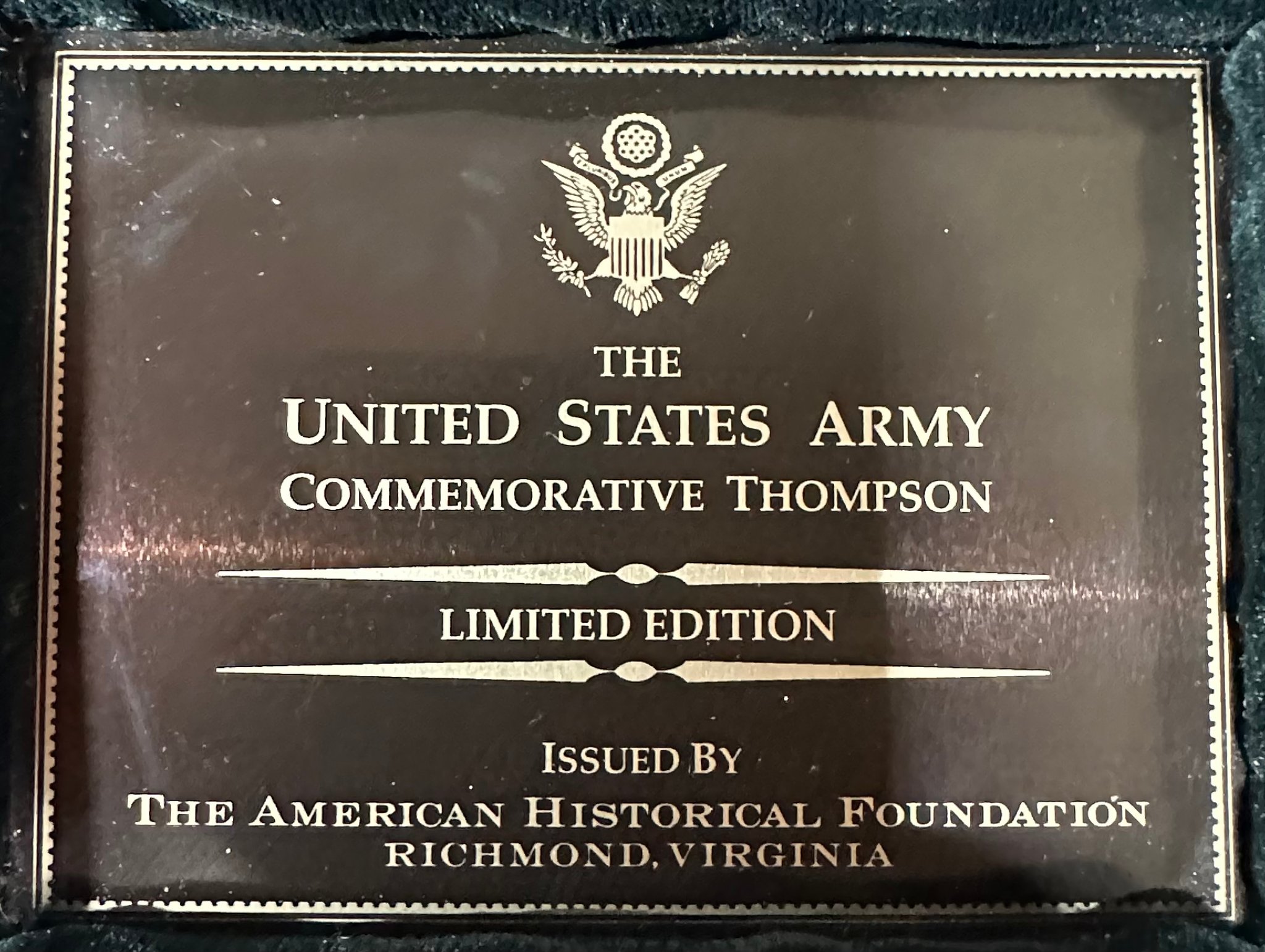 Auto-Ordnance Iwo Jima Commemorative M1 Thompson