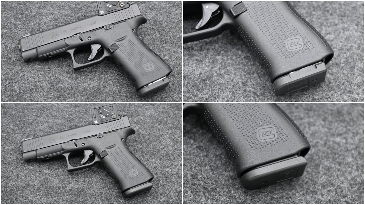 Glock 48 9mm pistol with Aimpoint COA red dot