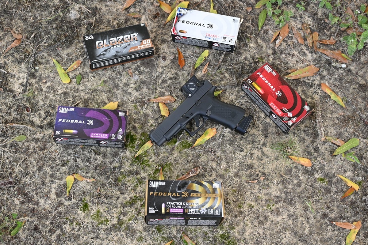 Glock 48 9mm pistol with Aimpoint COA red dot