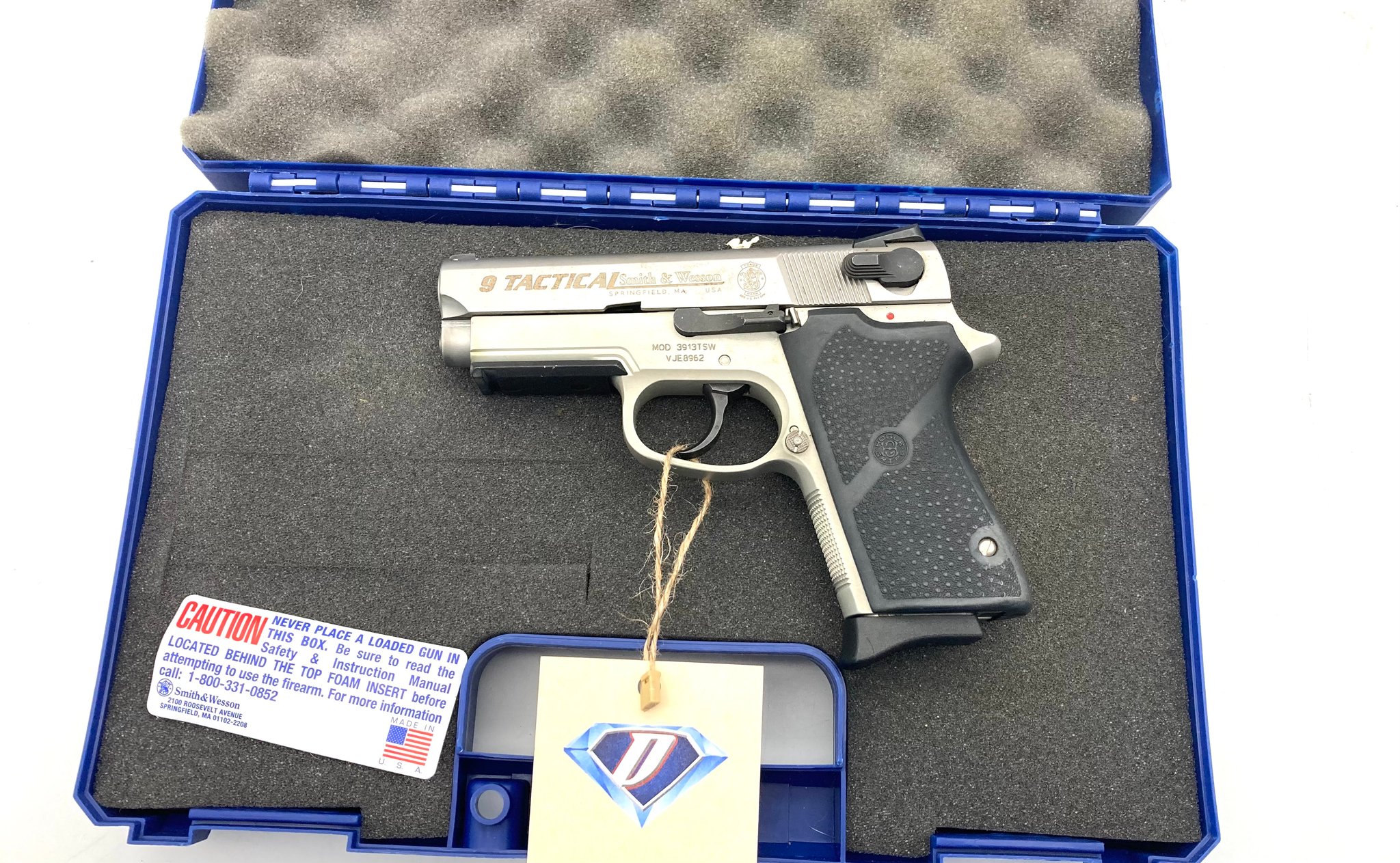 Smith & Wesson 9 Tactical 3913tsw