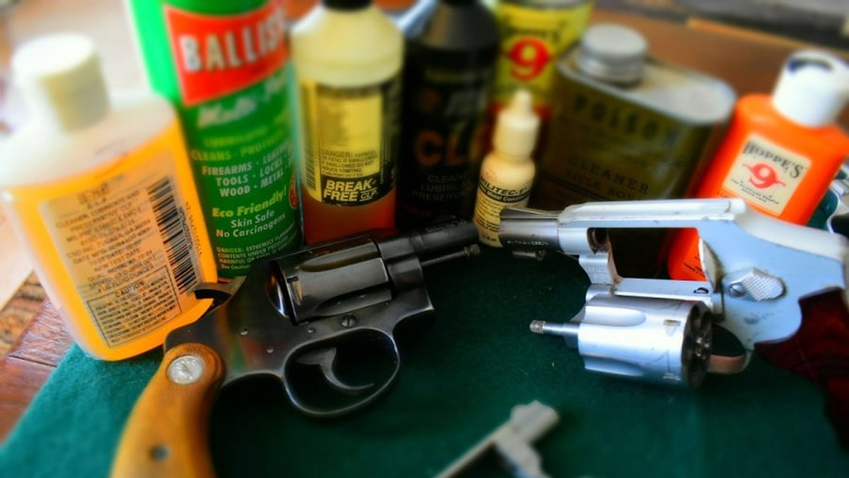 Various Gun Cleaning Solvents