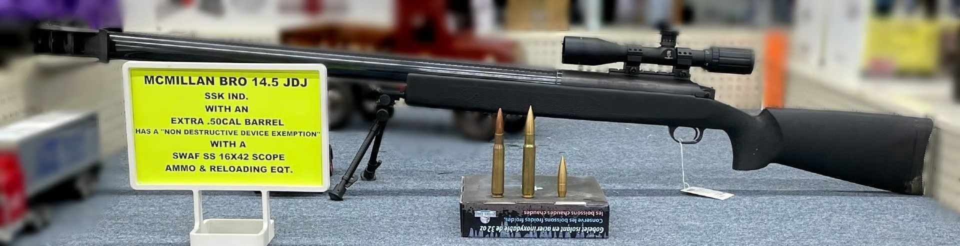 Single Shot Mcmillan Firearms Manufacturing, Llc