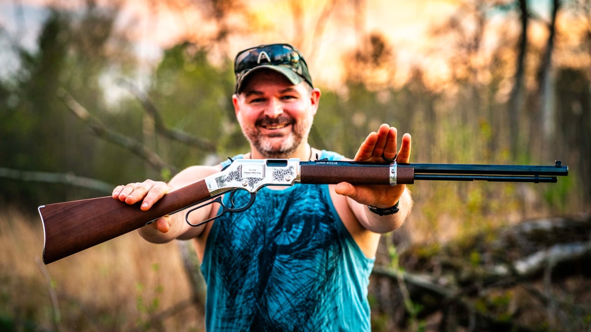 Golden Boy Silver Father&rsquo;s Day Edition lever-action .22 Rifle