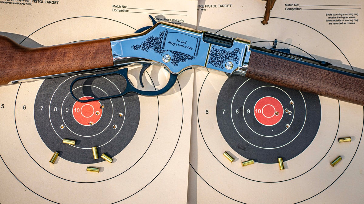 Golden Boy Silver Father&rsquo;s Day Edition lever-action .22 Rifle