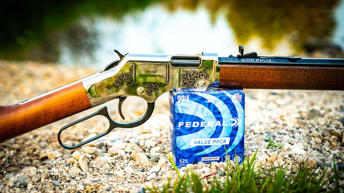 Golden Boy Silver Father&rsquo;s Day Edition lever-action .22 Rifle