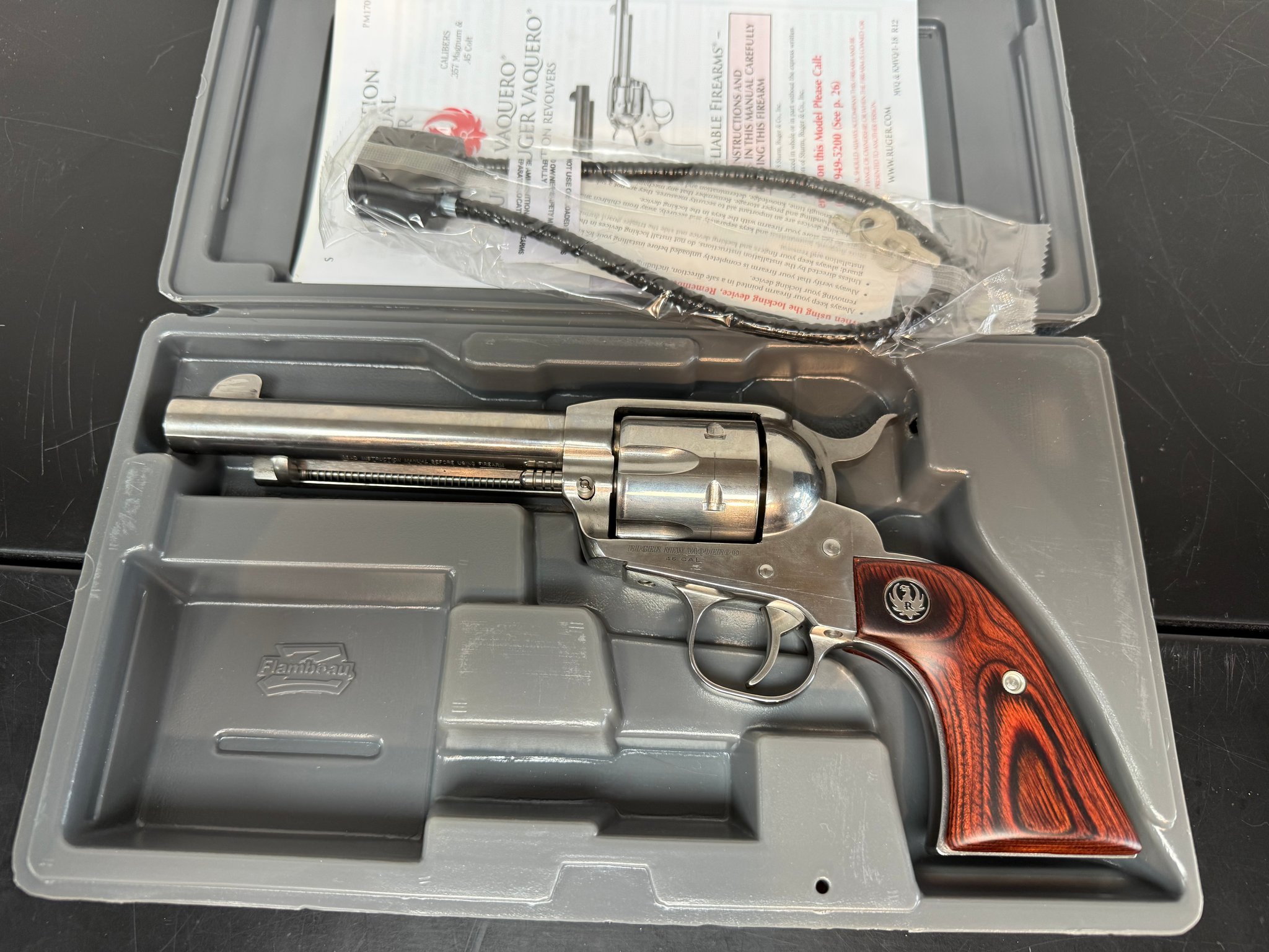 Ruger New Vaquero High Gloss Stainless