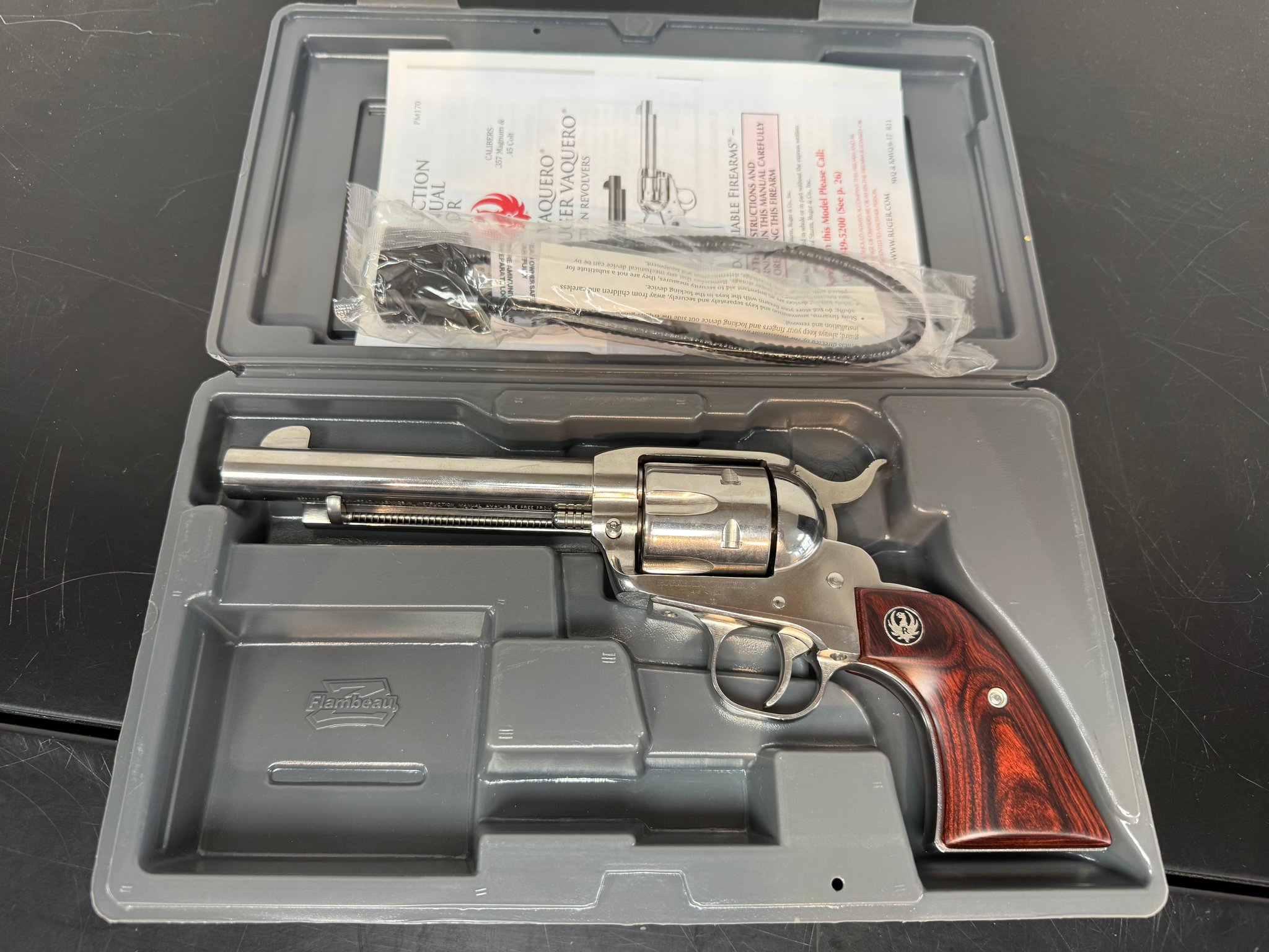 Ruger New Vaquero 45 High Gloss Stainless