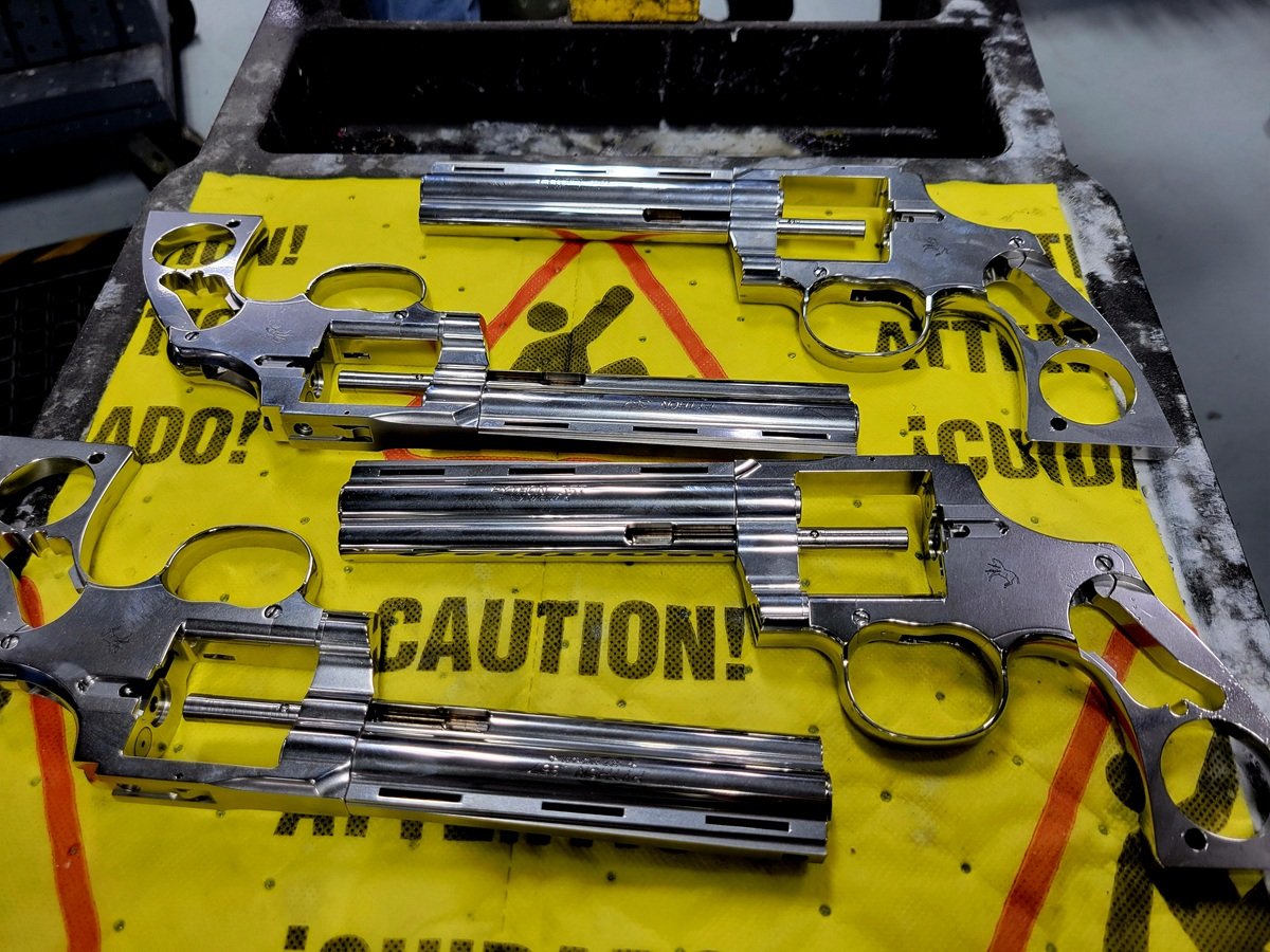 Colt Python in production at the Colt factory