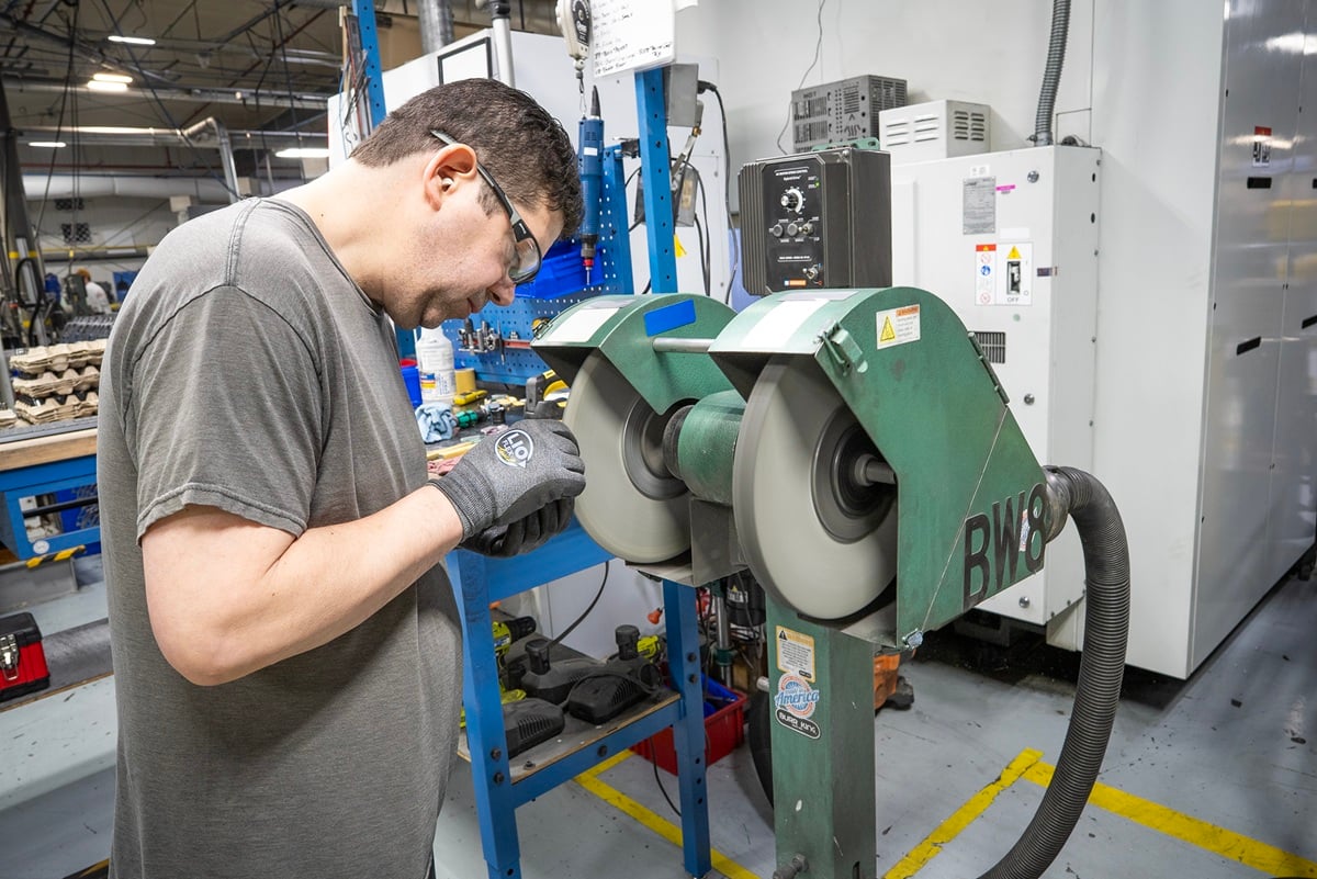 Colt Python in production at the Colt factory