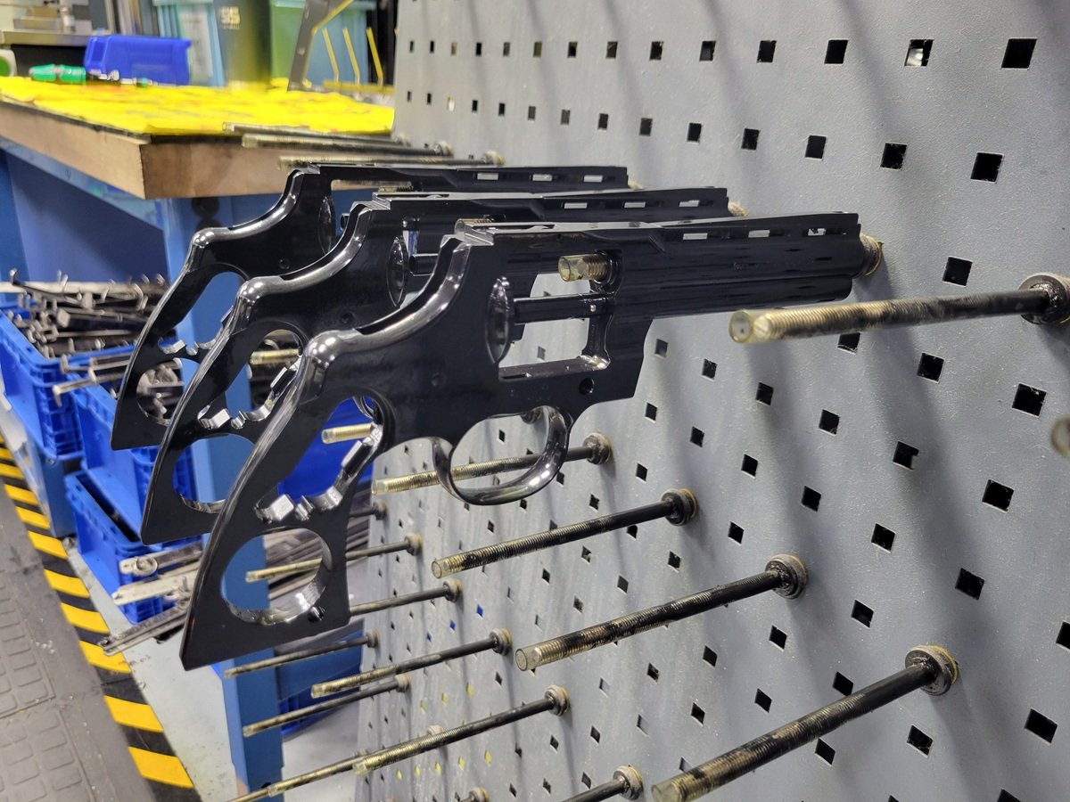 Colt Python in production at the Colt factory