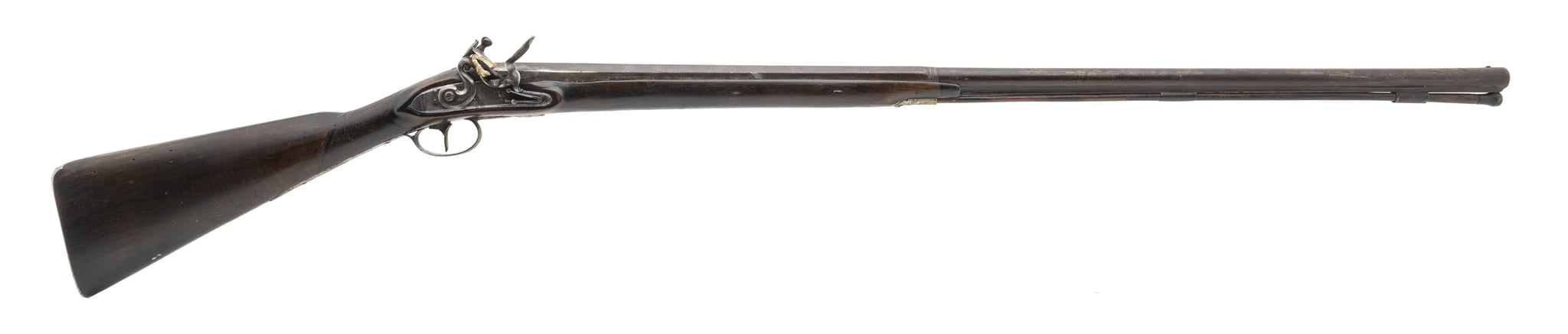 Musketeer Rifles English Flintlock Fowler With Simmons Lock Plate 14ga