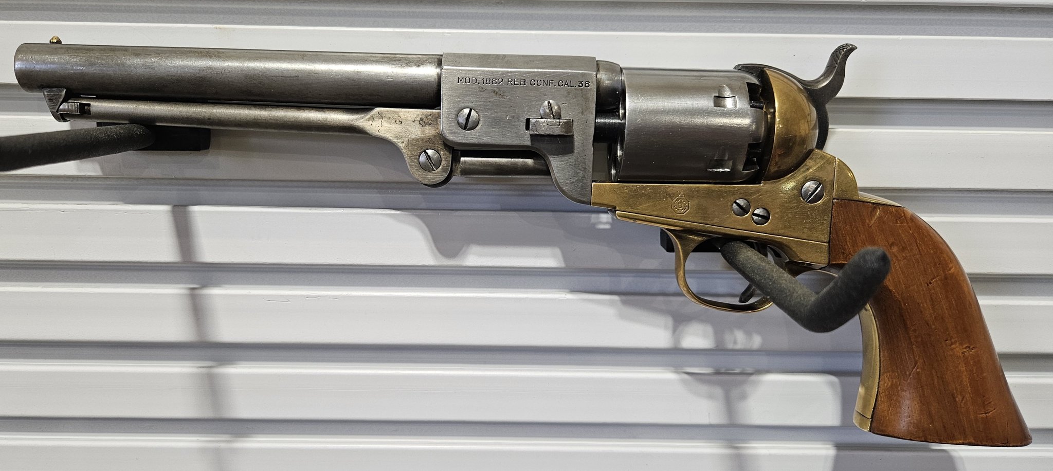 NAVY Arms NAVY Arms 1862 Reb Confederate .36 Black Powder Percussion Revolver Mfg 1973 ECOM00448682 540737