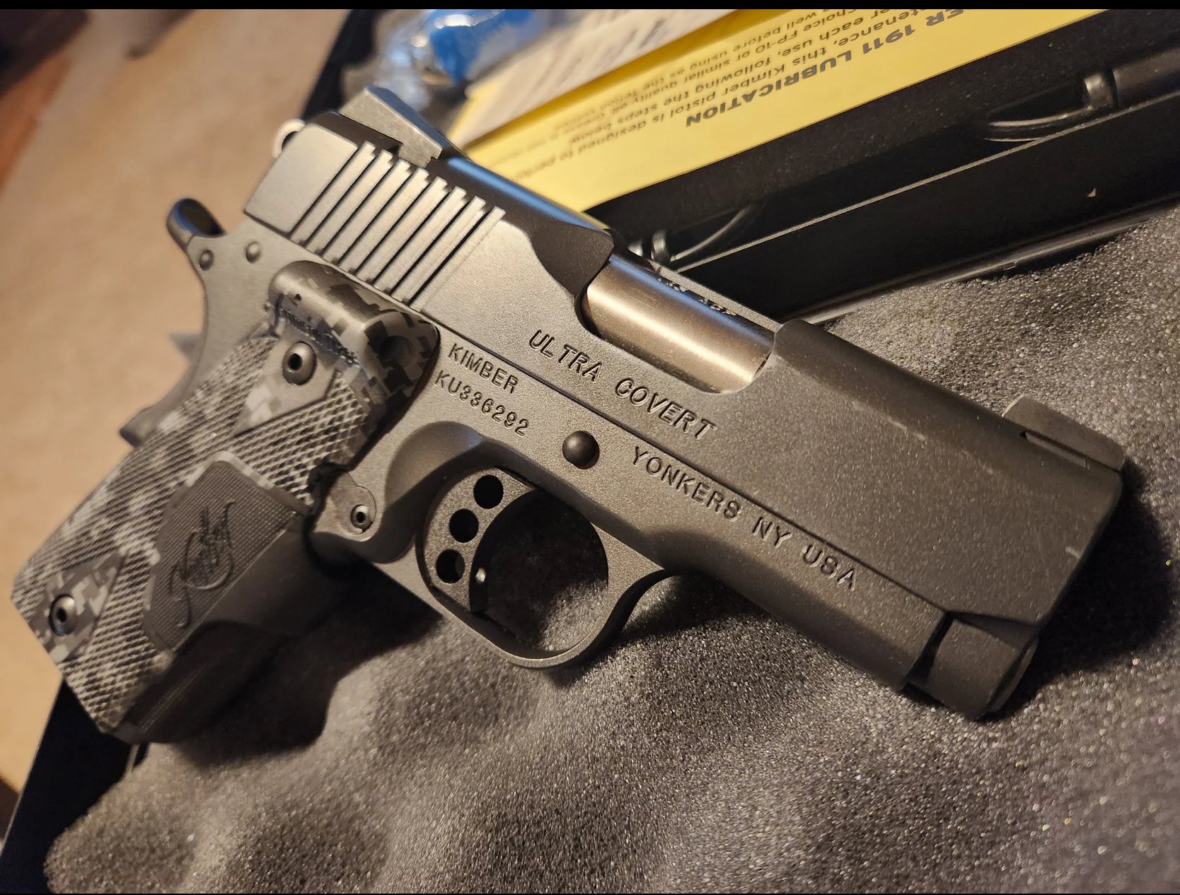 Kimber Ultra Covert Camo Laser Grips