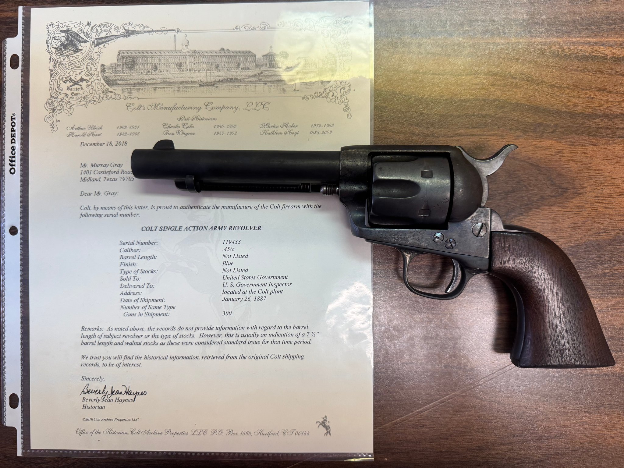 Colt Single Action Army- Artillery