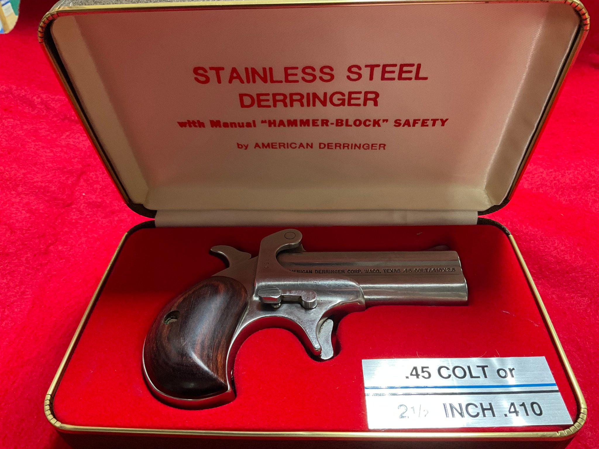 AMERICAN Derringer Corporation 1 ECOM00449136 541261