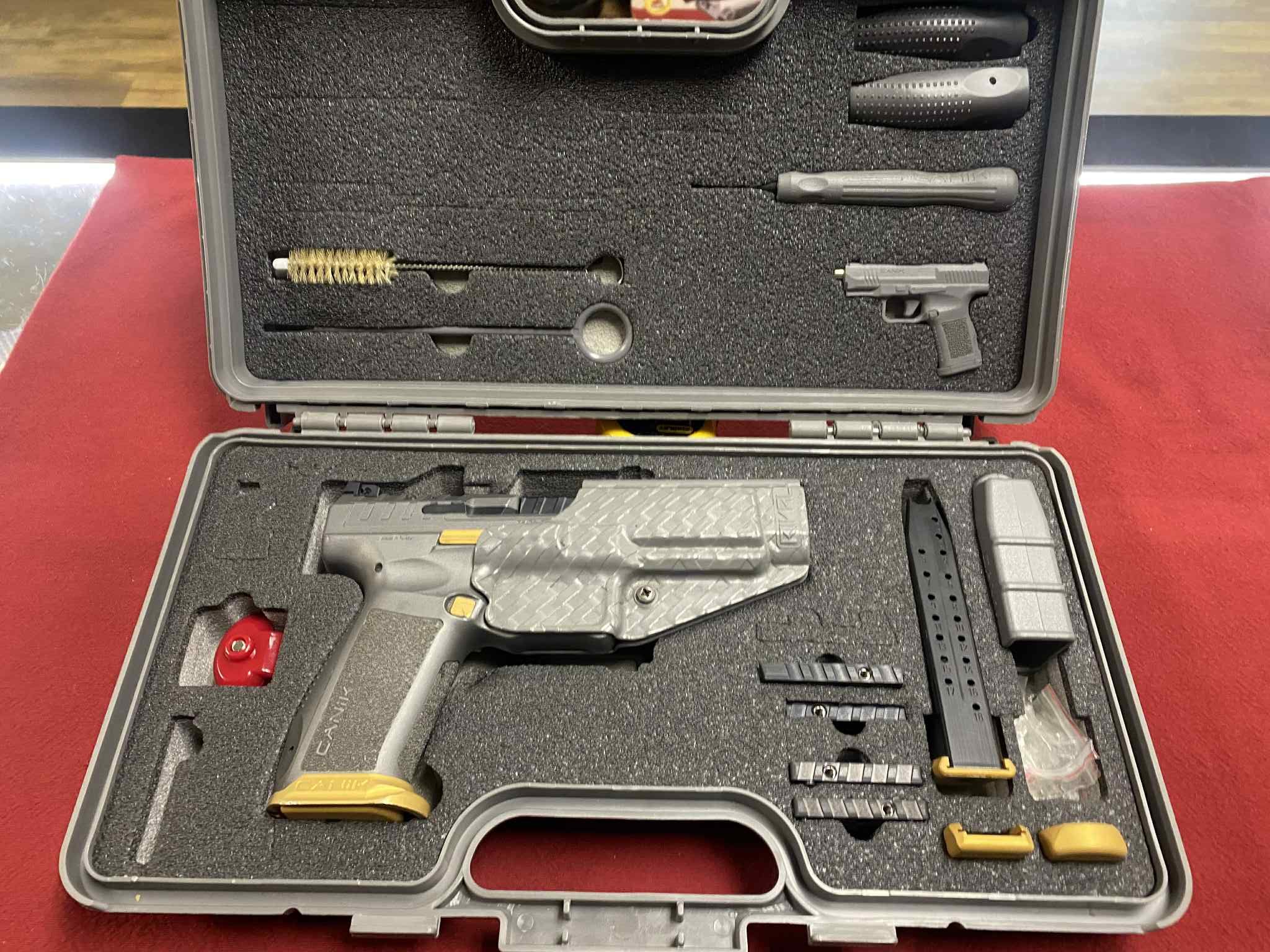 Canik Sfx Rival Gray Gold Optic Ready Bundle
