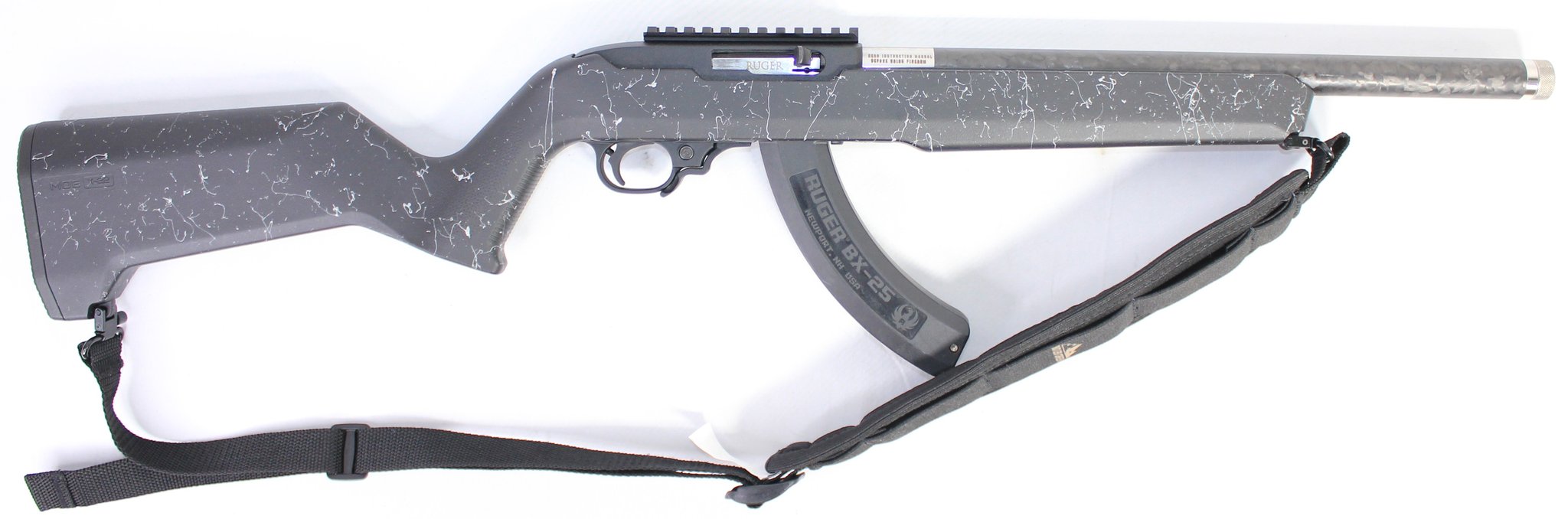 Ruger 10/22 Carbine 16.1" Carbon Fiber Threaded Barrel 25rd Mag