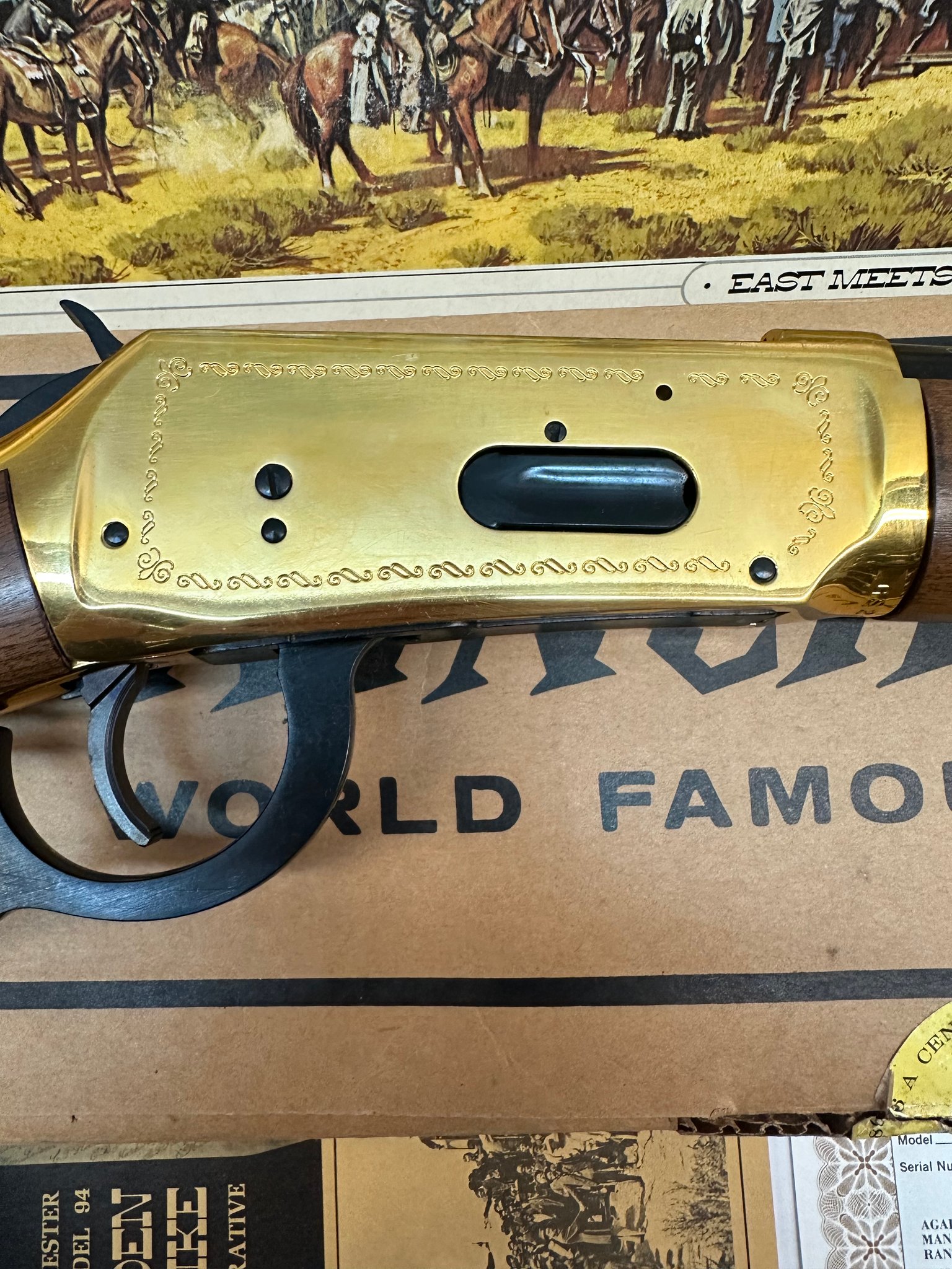 Winchester 94 Golden Spike Commemorative - For Sale, Used - Very