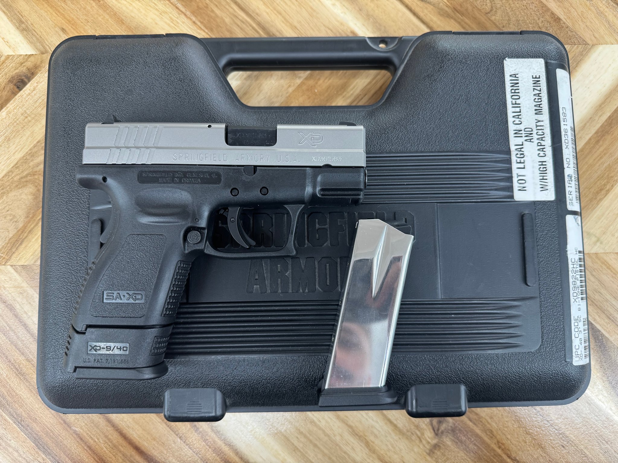 ECOM00450804 SPRINGFIELD Armory Xd-40 Sub Compact ECOM00450804 543230