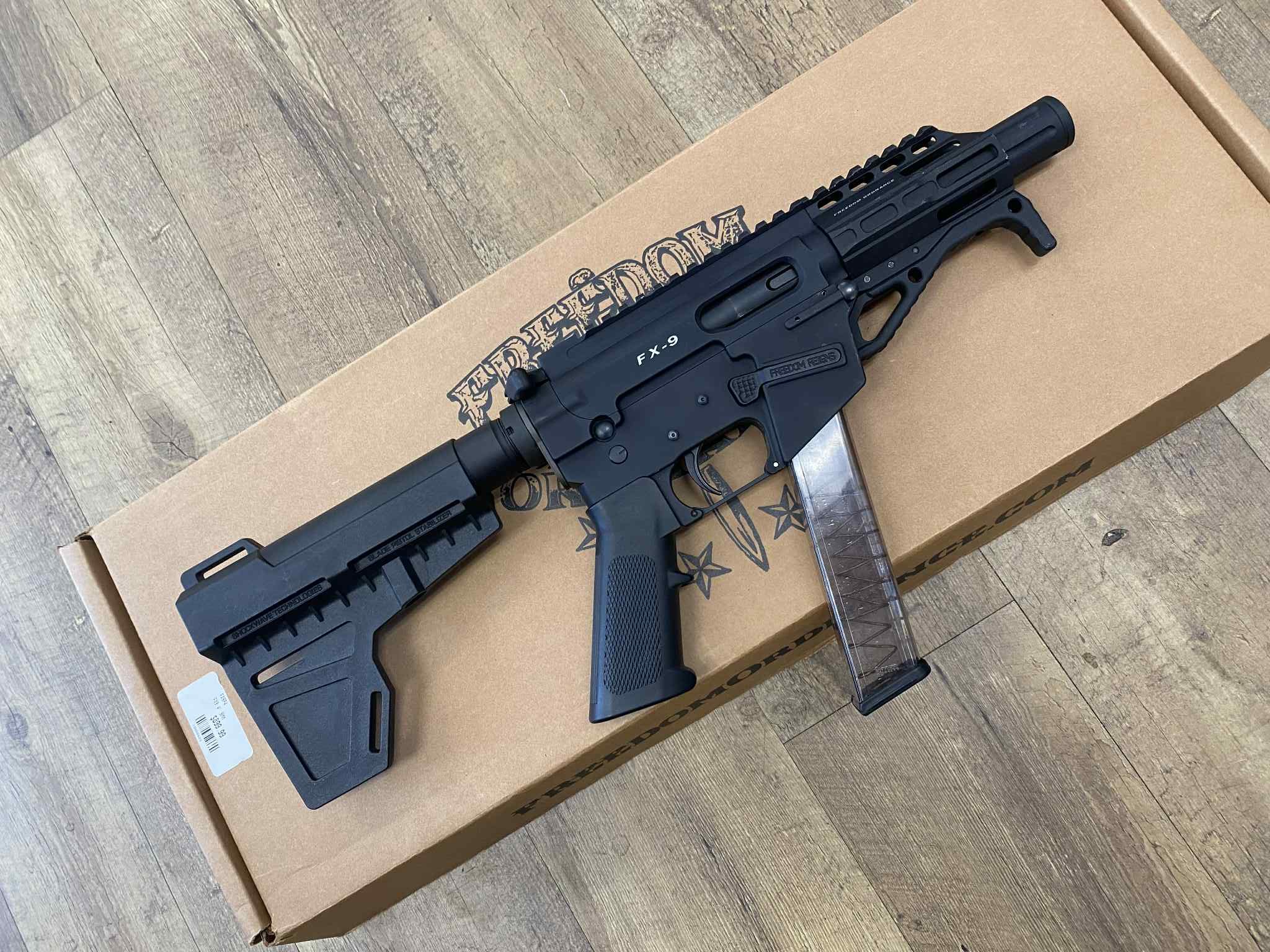 Freedom Ordnance Fx-9 Pistol Carbine 9mm Ar-p Ar Pistol