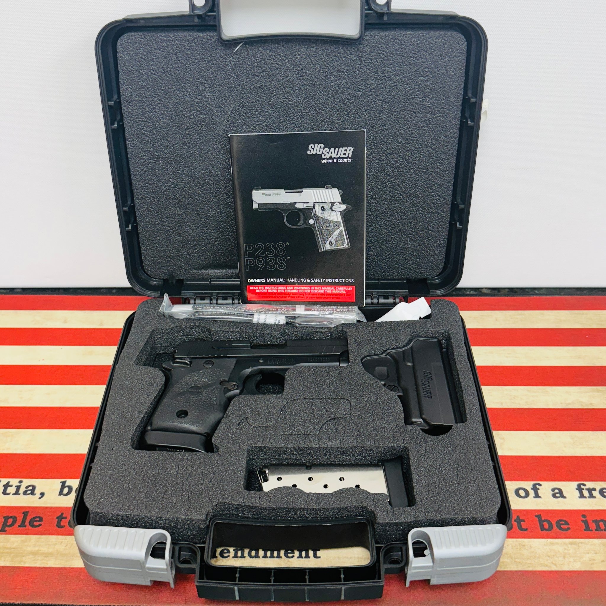 Sig Sauer 938-9-mge12 P938 Blackout Pistol