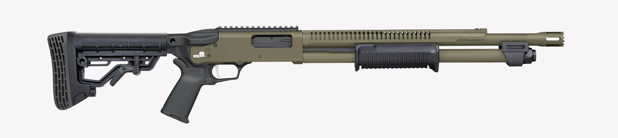 MOSSBERG 590R STAND-OFF CERAKOTE (OD GREEN)