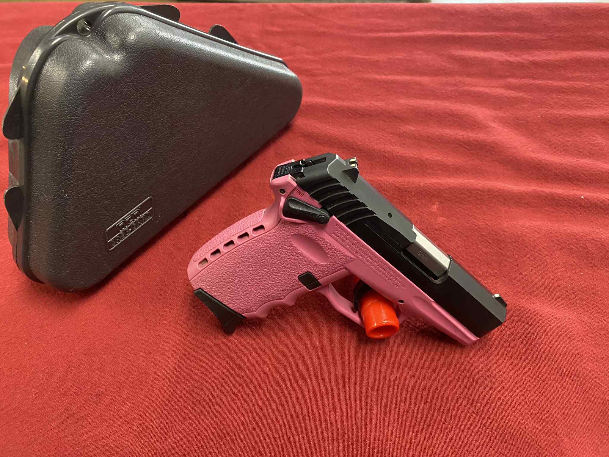 SCCY Cpx-1 9mm 3.10 Barrel Pink & Blak Box Sub Compact
