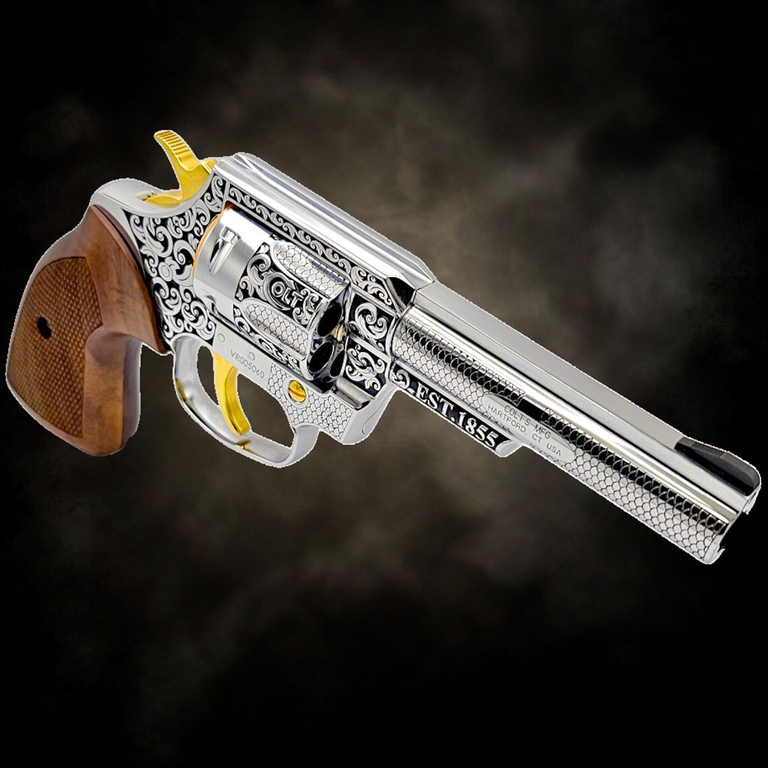 Colt New: COLT Viper 4" - 357 Mag - 6rd - COLT Heritage Design & 24k Gold Plated