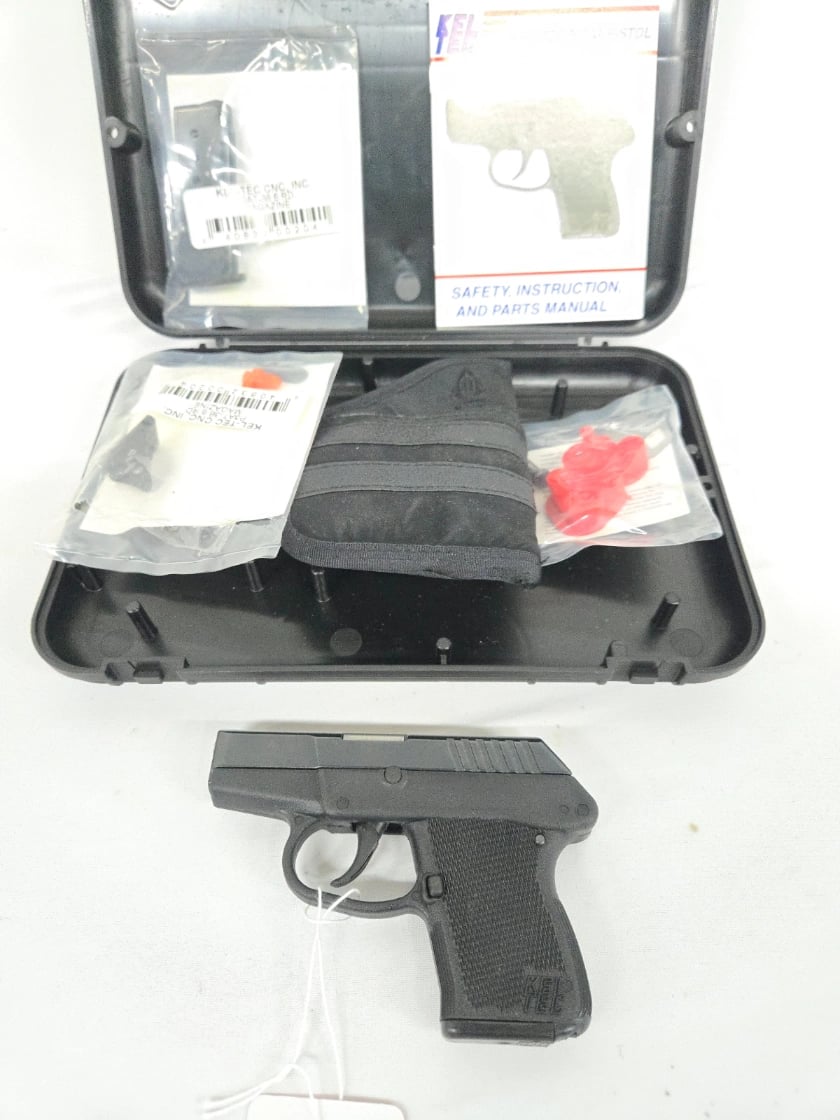ECOM00455454 KELTEC P3at, 2 Mags, Original Case, Holster, Black, Unfired ECOM00455454 548697