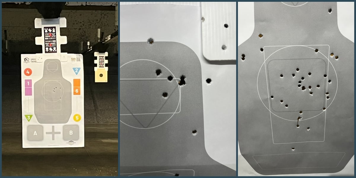 targets shot at 7 yards