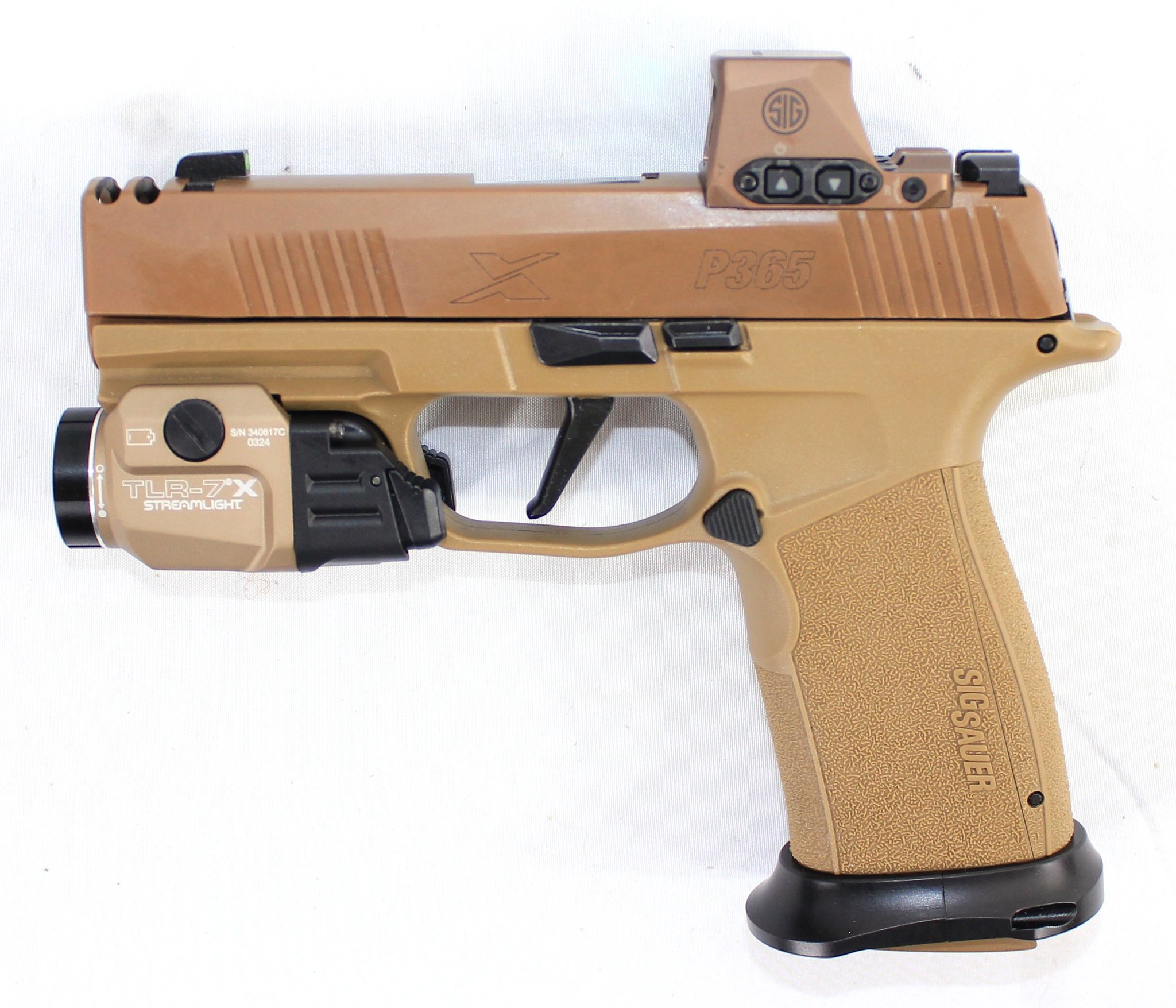 Sig Sauer P365 X-macro Comp 2a Edition Fde Romeo-x Tlr-7x Light Box 3-mags Magwell