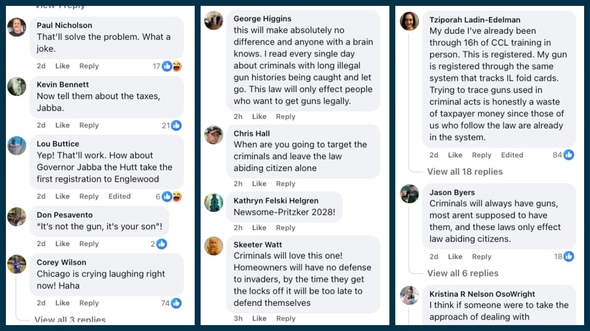 Illinois eTrace Law Signing Social Media Posts
