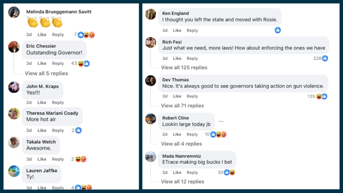 Illinois eTrace Law Signing Social Media Posts