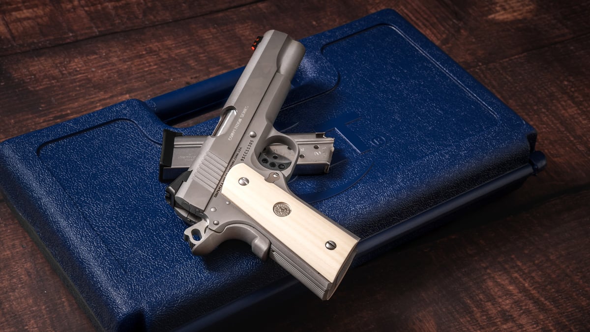 Colt Competition 1911 with Boone Trading Co faux ivory grips