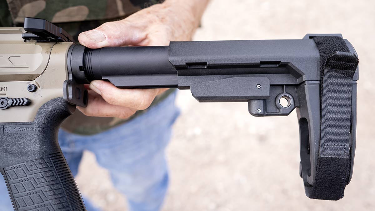 Fastback stock on CMMG Banshee MK17