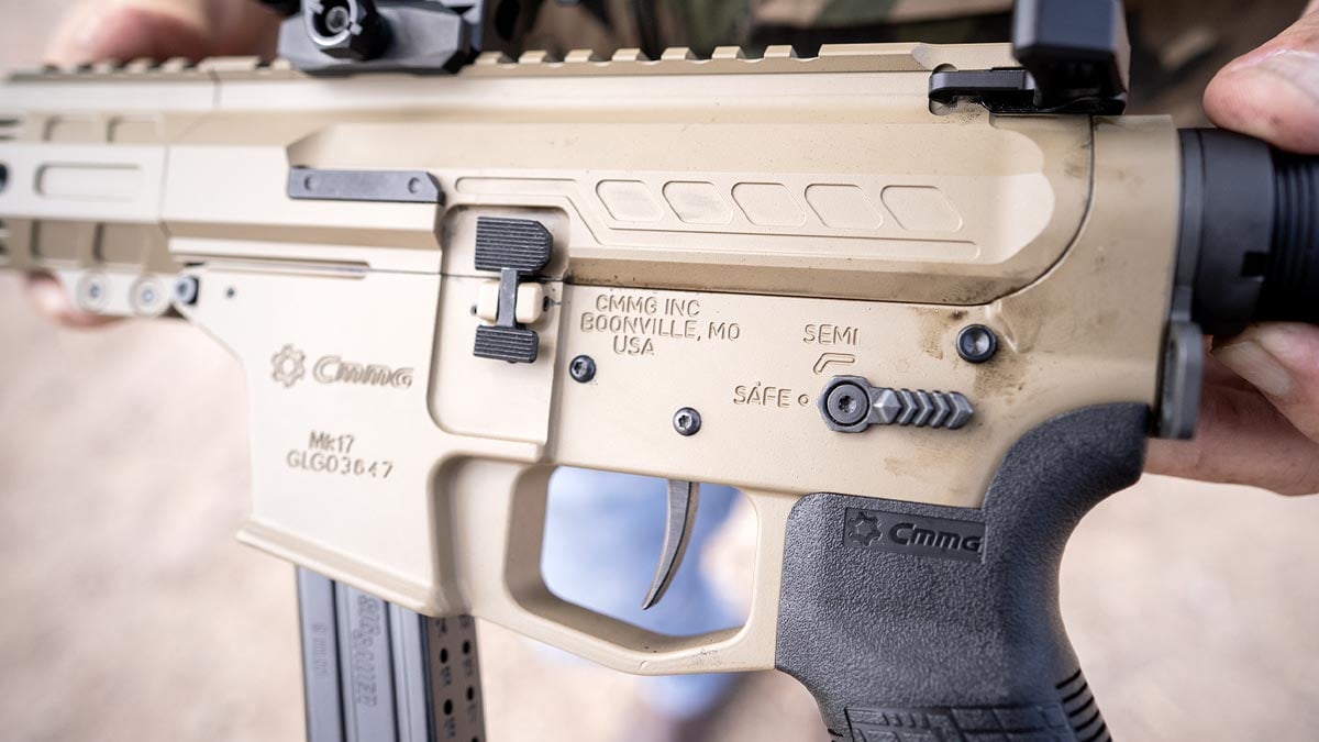 CMMG Banshee MK17 controls detail