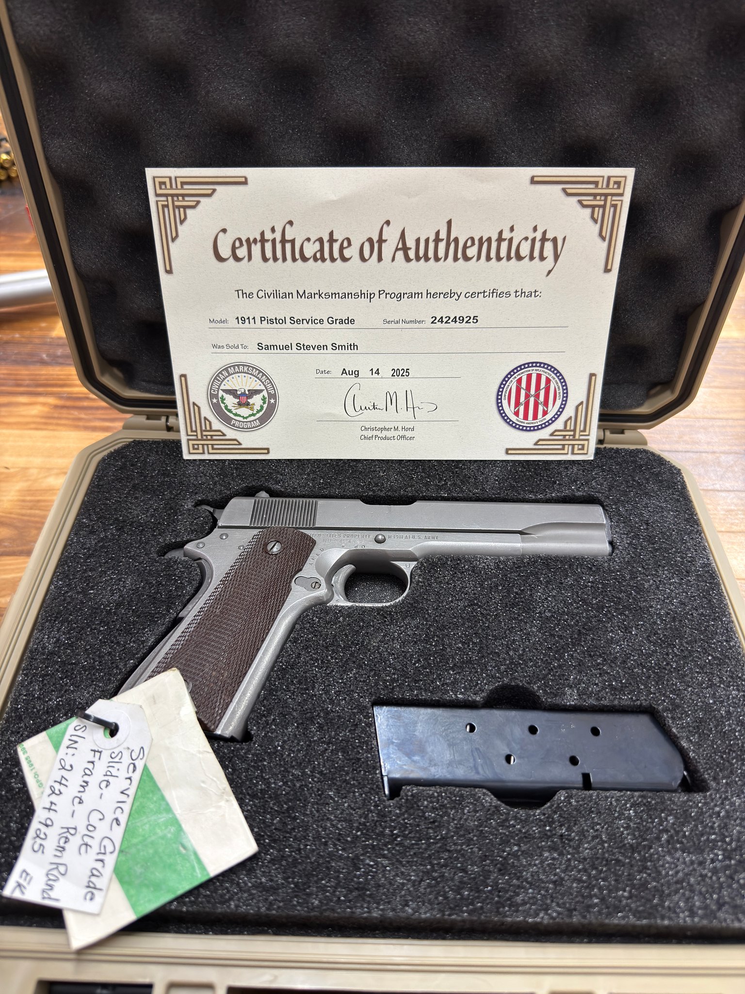 REMINGTON WWI Colt Slide WWII Lower