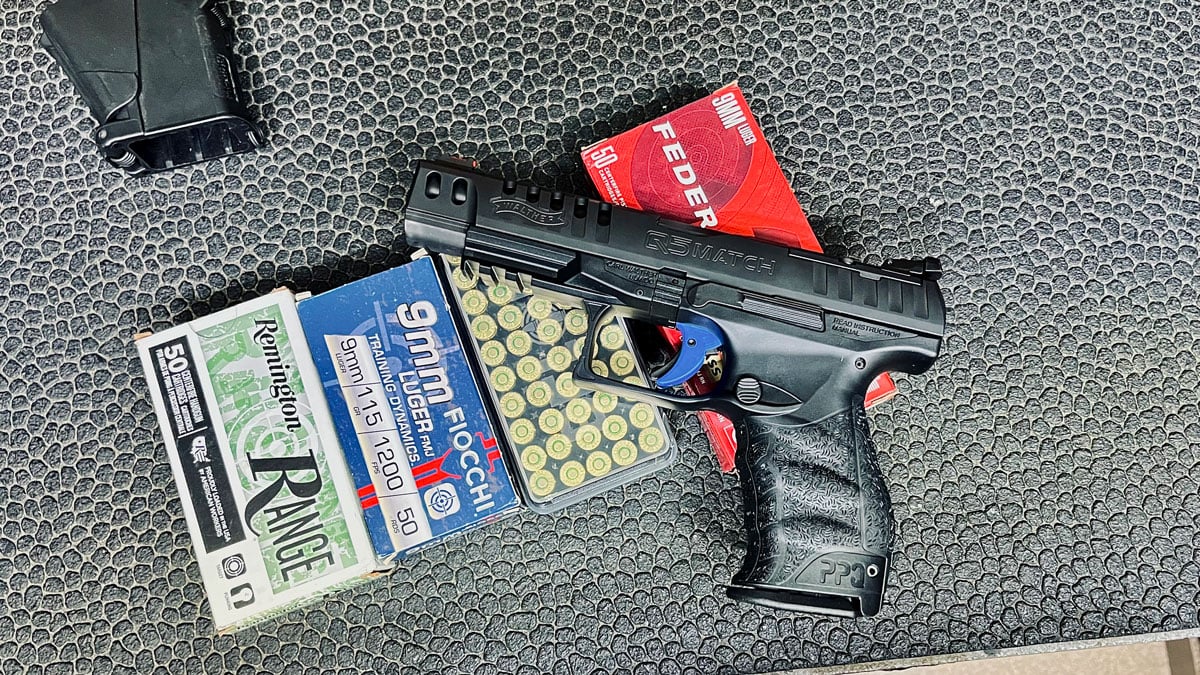 Walther PPQ Q5 Match with ammo