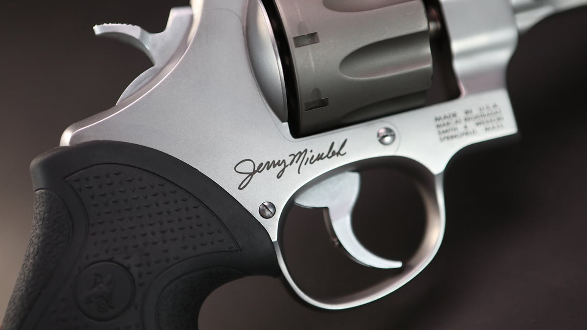 Jerry Miculek signature on S&W 929