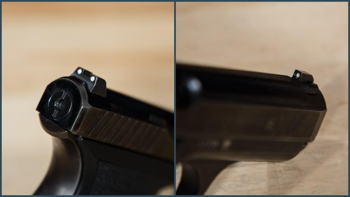 H&K P7 sights