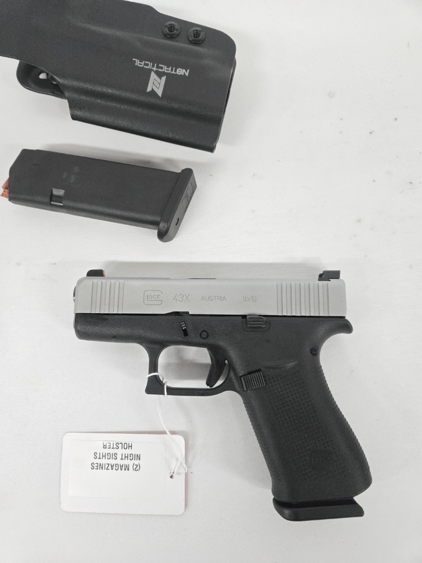 Glock 43x Stainless Two-tone