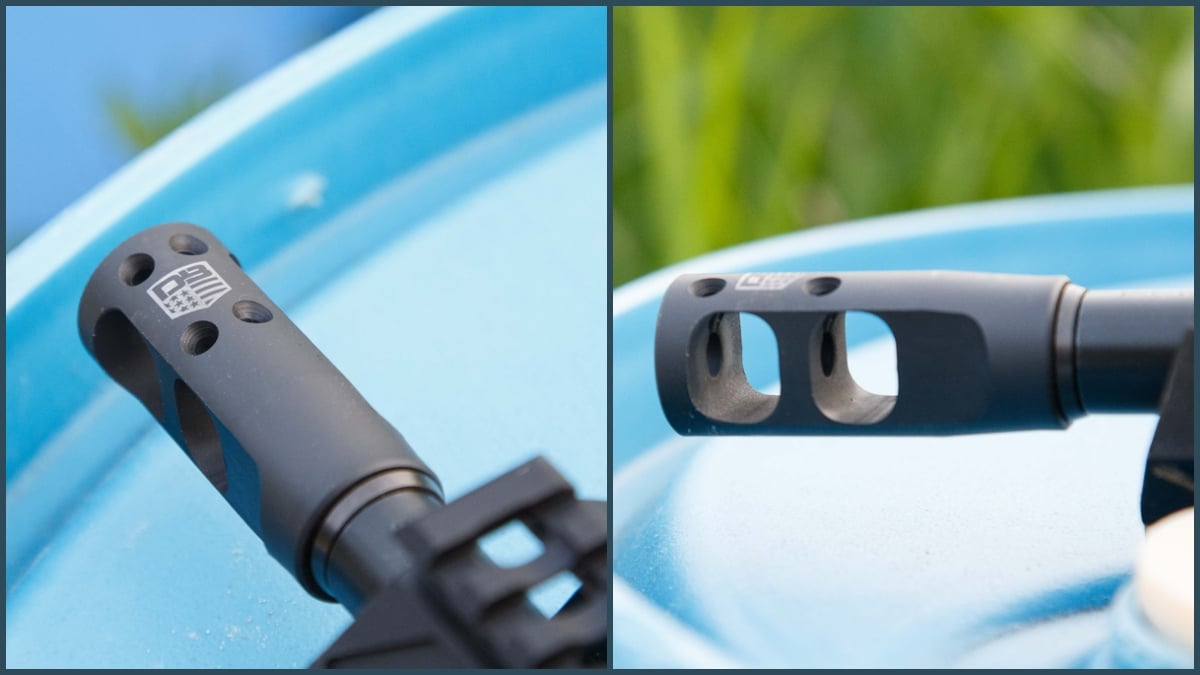 muzzle brake on Diamondback DB-15 Diamond Series rifle