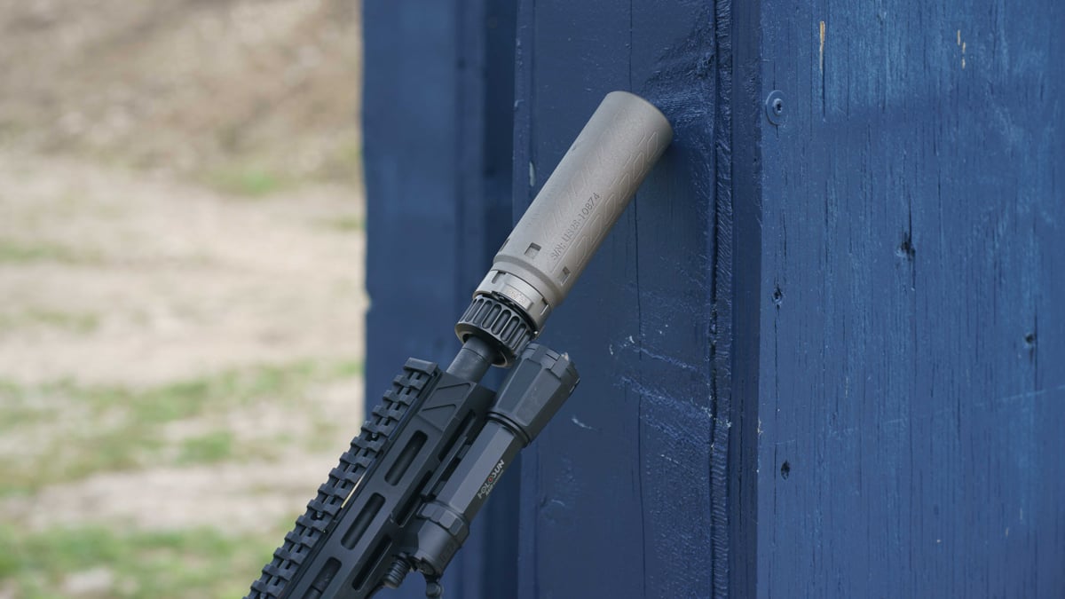 B&T Print-X 5.56 suppressor on Diamondback DB-15 Diamond Series rifle